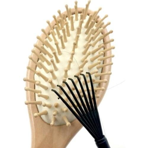 New Hair Comb & Brush Cleaning Remover Embedded Handle Tool Comb Hair Brush Cleaner Useful Comb Accessories