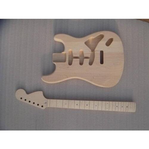 New high quality Unfinished electric guitar body 2# +neck2
