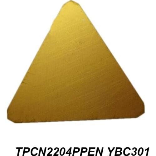 Original TPCN 2204PPEN TPCN2204PPEN YBC301 CNC Milling Cutters With Yellow Coating Special For Steel Processing Carbide Inserts