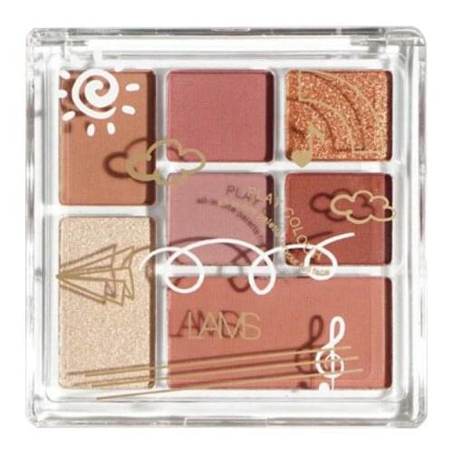7 Colors Makeup Eyeshadow Palette Long Lasting Waterproof Blush Highlighter Portable Face Makeup Cosmetic TSLM1
