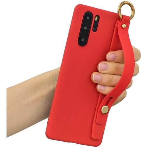 Wrist Strap Hand Band silicone case For Huawei P8 Lite 2017 P9 P10 P30 P20 Lite Pro Nova 3i Y6 Y7 Y5 2018 Y9 2019 P Smart cover