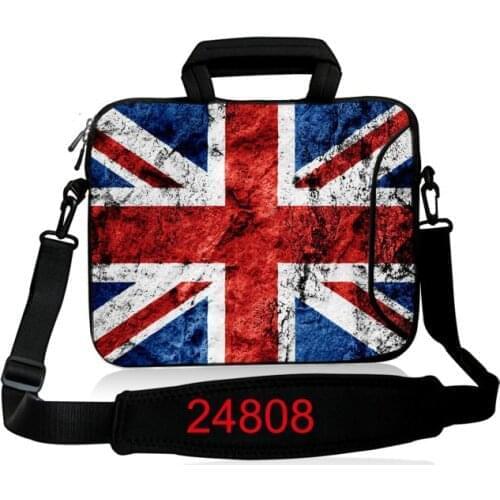 Union Jack Laptop Bag Notebook Carrying Case Briefcase for Macbook Air 13.3 14 15.6 17 15 inch men Handbags shoulder Bag