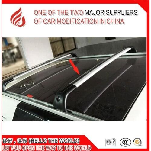 High quality Aluminium alloy screw install car roof rail cross bar for discovery 3 discovery 4