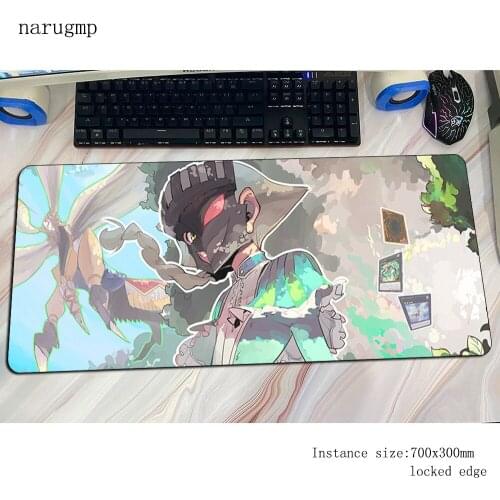 Yu-Gi-Oh! mouse pad 900x400x4mm mats thick Computer mouse mat gaming accessories locked edge mousepad keyboard games pc gamer