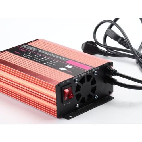 72V 60V 67.2V 71.4V Li-ion LiPo 48V Lifepo4 Lithium Battery Charger Curren Adjust 2A 5A 10A 12A Fast Charge ebike 12S 20S 24S