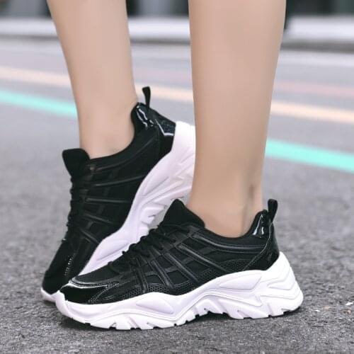 Fashion Womens Sneakers For Women 2021 New Platform Sports Shoes Chunky White Sneaker Vulcanized Walking Casual Shoes Tenis