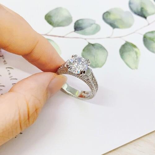 ZHOUYANG Rings With Crystals