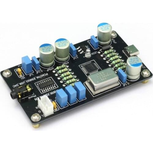 SOTAMIA PCM2706 ES9023 Audio Decoder Board HIFI USB DAC Sound Card I2S Decoding DIY Home Theater Power Amplifier Amplificador