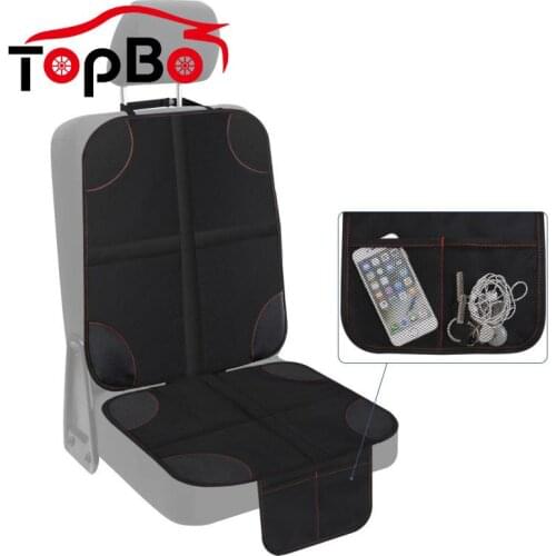 1/2Pcs Auto Car Oxford Leather Seat Cover Protective Mat Pads Children Safety Seat Protector Cushion Anti-Skid Mat For Baby Kids