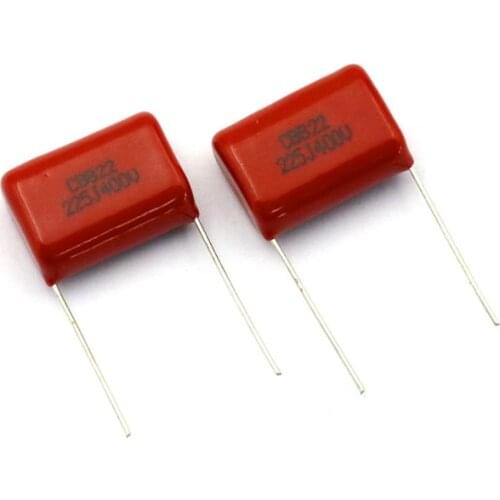10PCS 400V225J 2.2UF Pitch 20M 225J400V 225 400V 2200PF CBB Polypropylene film capacitor