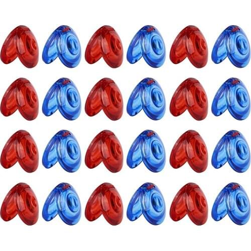 24 Pcs Finger Castanets for Kids Plastic Musical Instrument Rhythm Toys Party Supplies