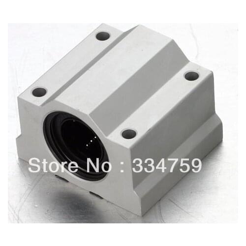 4pcs/lot SC8UU SCS8UU 8mm shaft Linear axis ball bearing block with LM8UU bush, pillow block linear unit for CNC part
