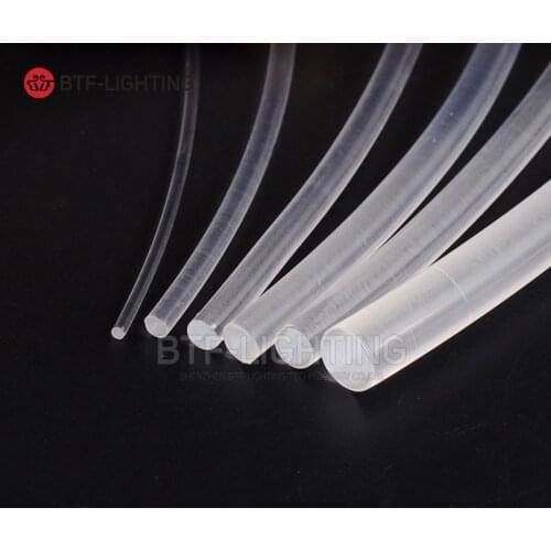 5meters 1.5mm/2.0mm/2.5mm/3.0mm/4.0mm/ 5.0mm/6.0mm/8.0mm Side Glow fiber optic cable for car decoration