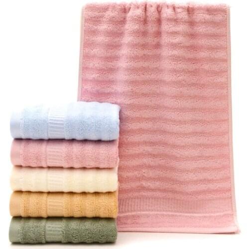 5 pcs Bamboo Fiber Face Towels Body Hand Hair Towel Absorbent Wipes Terry Facecloth Washcloth for Adult Bathroom 34*74cm
