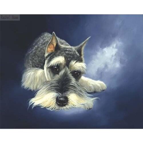 Diamond Embroidery Diy Diamond Painting Cross Stitch Kits Diamond Mosaic Dog Full Square Diamond Embroidery AD232