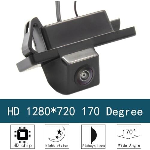 For Nissan Pulsar C13 2014~2018 HD 1280*720 Fisheye Lens 170 Degree Starlight Night Vision Car Reversing Rear View Camera