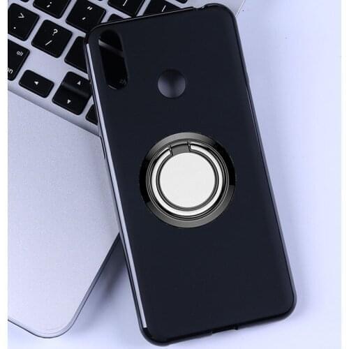 For Huawei Honor 8X Back Ring Holder Bracket Phone Case Cover Phone TPU Soft Silicone Cases ON Huawei Honor View 10 Lite 6.5"