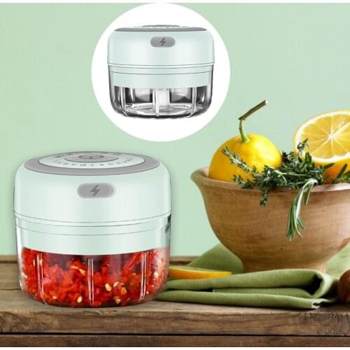 Electric Garlic Masher Sturdy Durable Mini Crusher Chopper USB Charging For Crushed Garlic Crushed Ginger Crushed Fresh Chili