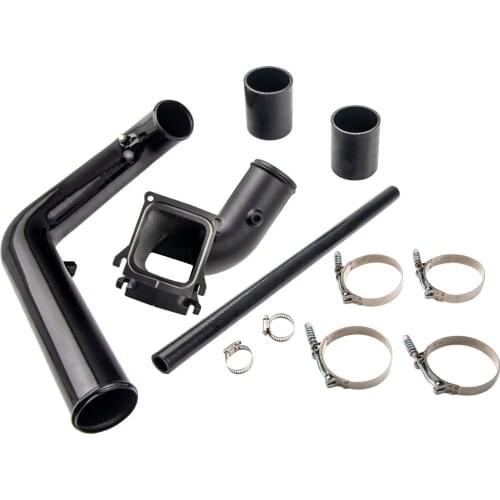 Hi Flow Intercooler Pipe Cold Side & Y-Bridge Kit For Chevrolet Silverado GMC Sierra 2500 2006-2010 for LMM 07.5-10 VIN Code 6