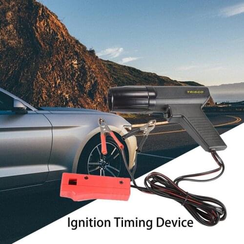 12V Professional Car Motorcycle Engine Timing Light Ignition High Beam Timing Strobe Light Inductive Timing Lamp Detector