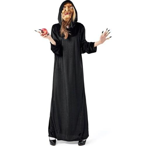 Halloween Carnival Party Queen COS Witch Castle Witch Poisoned Apple Stage Character Performance Costume