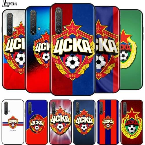 PFC CSKA Moscow Football Team for OPPO Realme V15 X5 X3 X50 X7 X2 C17 C11 C3 C2 7 7i 6 6S 6i 5 Narzo 20 Pro Black Phone Case