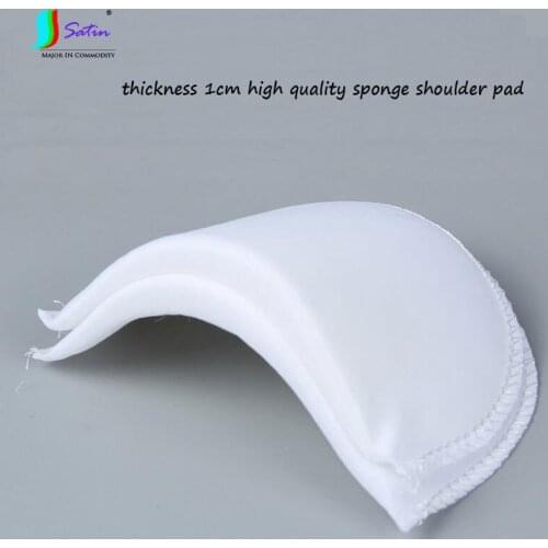High quality Sewing Clothing Accessories White Shirt Cotton/Sponge Shoulder Pads 20 pairs S0002H