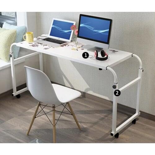 120*45CM Portable Bedside Notebook Table Mutil-Purpose Rremovable Computer Desk Lazy Laptop Desk Children Study Desk With Wheels