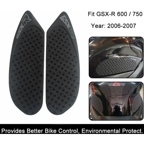 OLPAY Motorcycle Gas Tank Side Traction Knee Protector Anti Slip Pad For Suzuki GSXR600/750 GSXR600 GSXR750 2006-2007