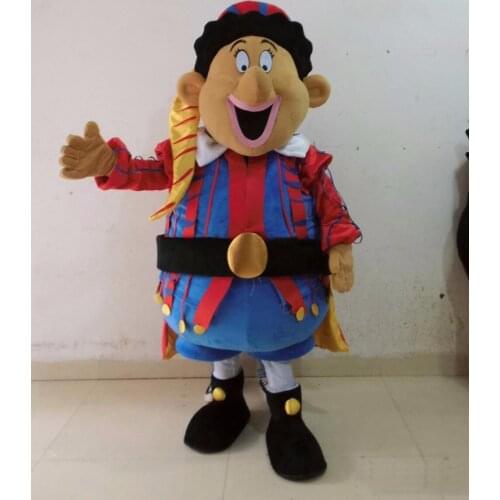 Discount factory sale big fat lady woman mascot costume for adult Zwarte Piet mascot costume for sale