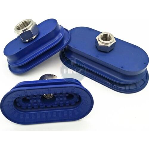 Bellows Suction Cups SAOB Oval 1.5 Folds vacuum sucker 60 x30 80 x40 110 x55 NBR-60 vacuum suction cups