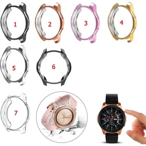 Protector Case Cover for Samsung Galaxy Watch 42mm 46mm Transparent Clear S3