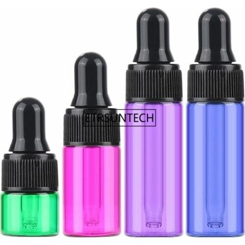 1ml,2ml 3ml 5ml empty dropper bottle essential oil bottle mini glass essential oil vial glass bottle F1840