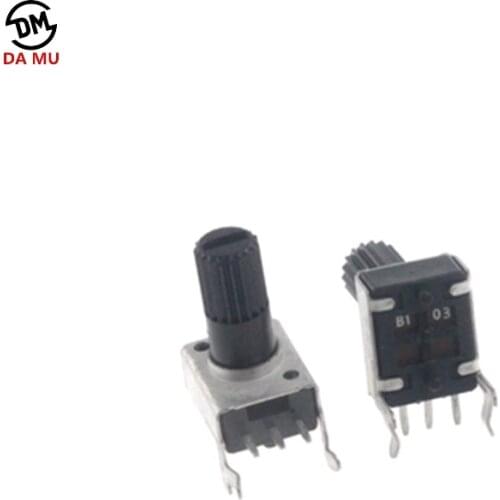 10pcs/lot RV09 Horizontal12.5mm Shaft 5k 10k 50k 100k 0932 Adjustable Resistor 9 Type 3pin Seal Potentiometer