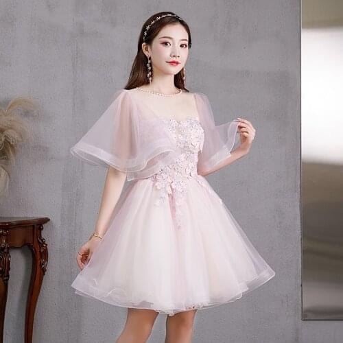 100%real butterfly sleeve alice/fairy fancy dress short ball gown/short lolita dress
