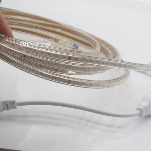 120leds/m 100m SMD 3014 led strip 220V 240v 1m 2m 3m 4m 5m 10m 15m 20m 25m 50m Power plug waterproof led lights