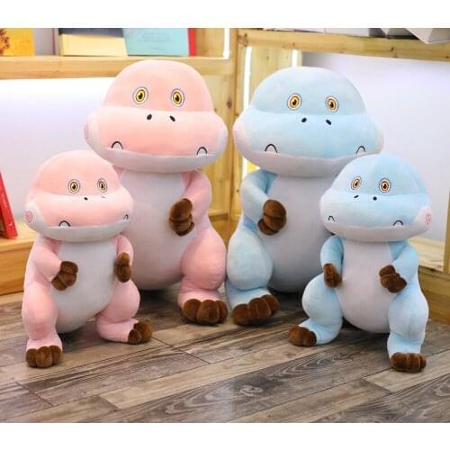 35cm 50cm Pink Blue Dinosaur Cartoon Animal Dinosaur Sofa Decoration Boys Best Doll Kid Toy