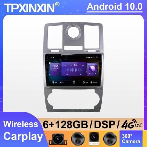 128G Android 10 For Chrysler 300C Jeep Dodge 2004 -2014 Car Radio Multimedia Video Player Navigation GPS Accessories no 2din DVD