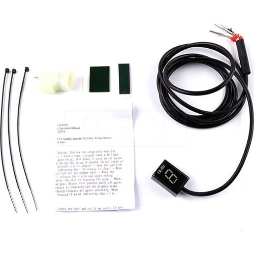 Motorcycle LCD Electronics 6 Speed 1-6 Level Gear Indicator Digital Gear Meter For Honda CB1300SF NC400X Statellne NC400 X Moto