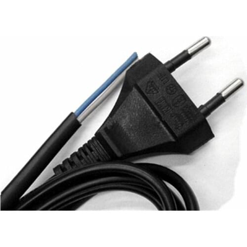 EU Standard 2- Prong AC Power Cord Cable Charge Adapter PC Laptop PS2 PS3 Slim - Led Display Power Accessories