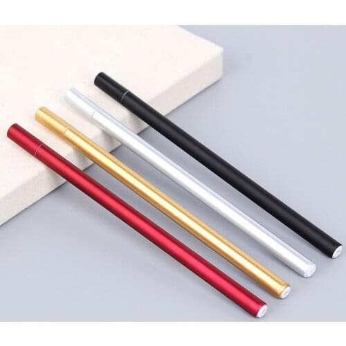 3pcs South Korea Stationery Metallic Handwriting Gel Creative Water Pen Black Signature Pen Office Supplies
