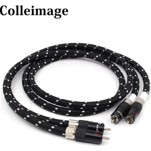 1 Pair gaofei Hifi XLR Cable Pure OCC Audio Cable With Top Grade Carbon fiber XLR Plug