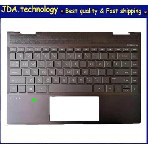 MEIARROW 95%New For HP ENVY X360 TPN-W133 13-AG 13-AG0007 13-AG0006 Palmrest Upper Cover with US Keyboard Topcase