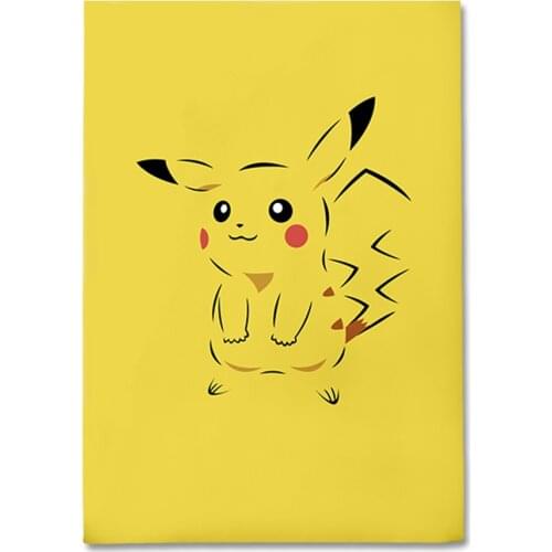 Pokemon Cute Bed Sheets Pillowcase Spandex Microfiber Bedding Set Cover Pikachu Cartoon Print Kid Comforter Bedroom Decoration