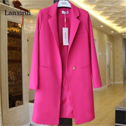 New Spring Autumn Blazers Women Plus size Small suit Jacket Casual Tops Suits Womens Slim Wild Blazers Windbreaker coat