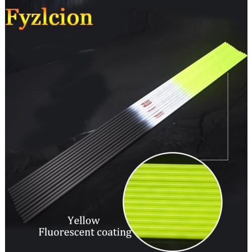 Hunting Carbon Arrow Bolts Spine 300-600 Pure Carbon Arrow Shafts ID6.2mm compound bow and arrow DIY Archery Accessories