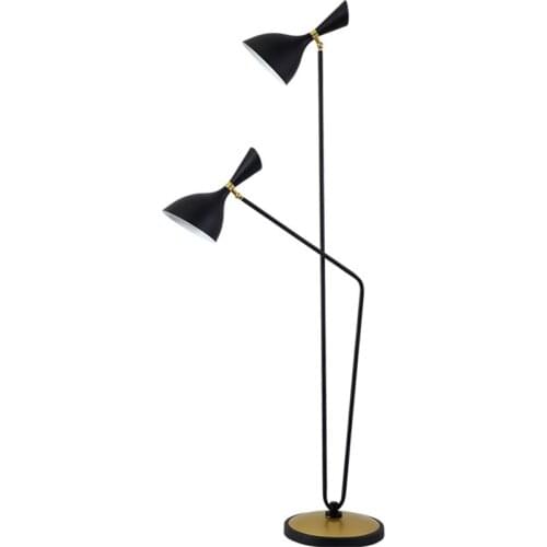Luxury 2 Heads Floor Lamps Modern Nordic Floor Lights For Hotel Restaurant Living Room Study Home Decoration Floor Lamps FA046
