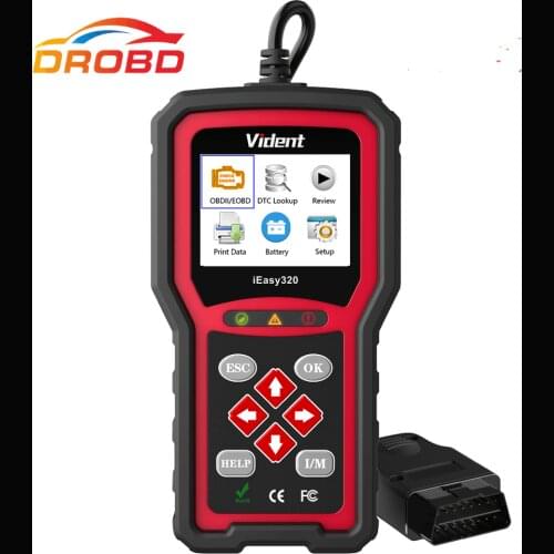 VIDENT iEasy320 OBDII/EOBD+CAN Code Reader Works with Most 1996 and Newer OBDII& CAN Compliant Cars