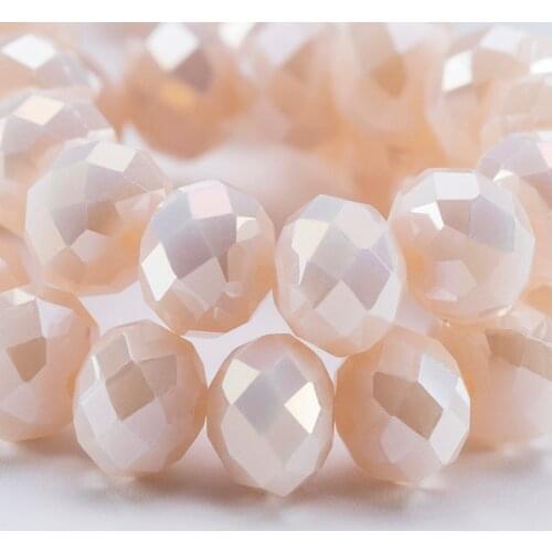 4mm Czech Pearl Colour Glass Beads for Making Bracelet Diy Necklace Accessories Rondelle Loose Spacer Beads for Jewelry Making