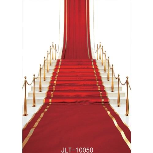 Red Carpet Photography Backdops Vinyl Customized Prom Background for Party Photoshoot Background for Photo Sessionos